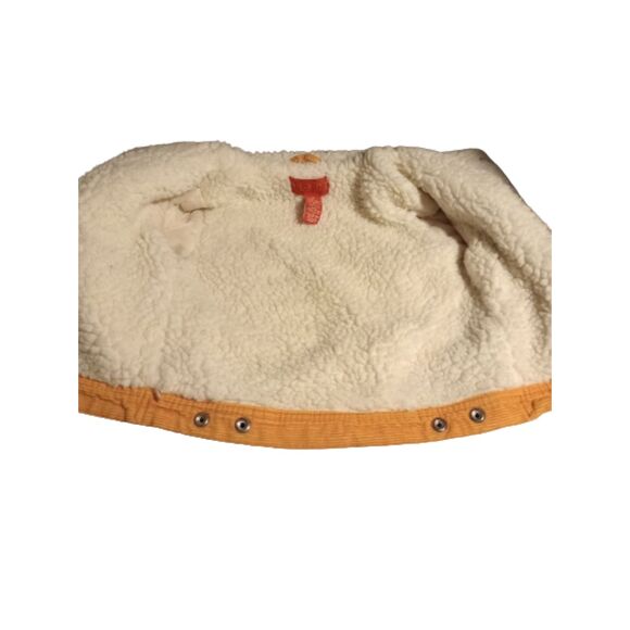 The Children's Place Kids Size XS (4) Orange Corduroy Lined Jacket - Picture 3 of 7